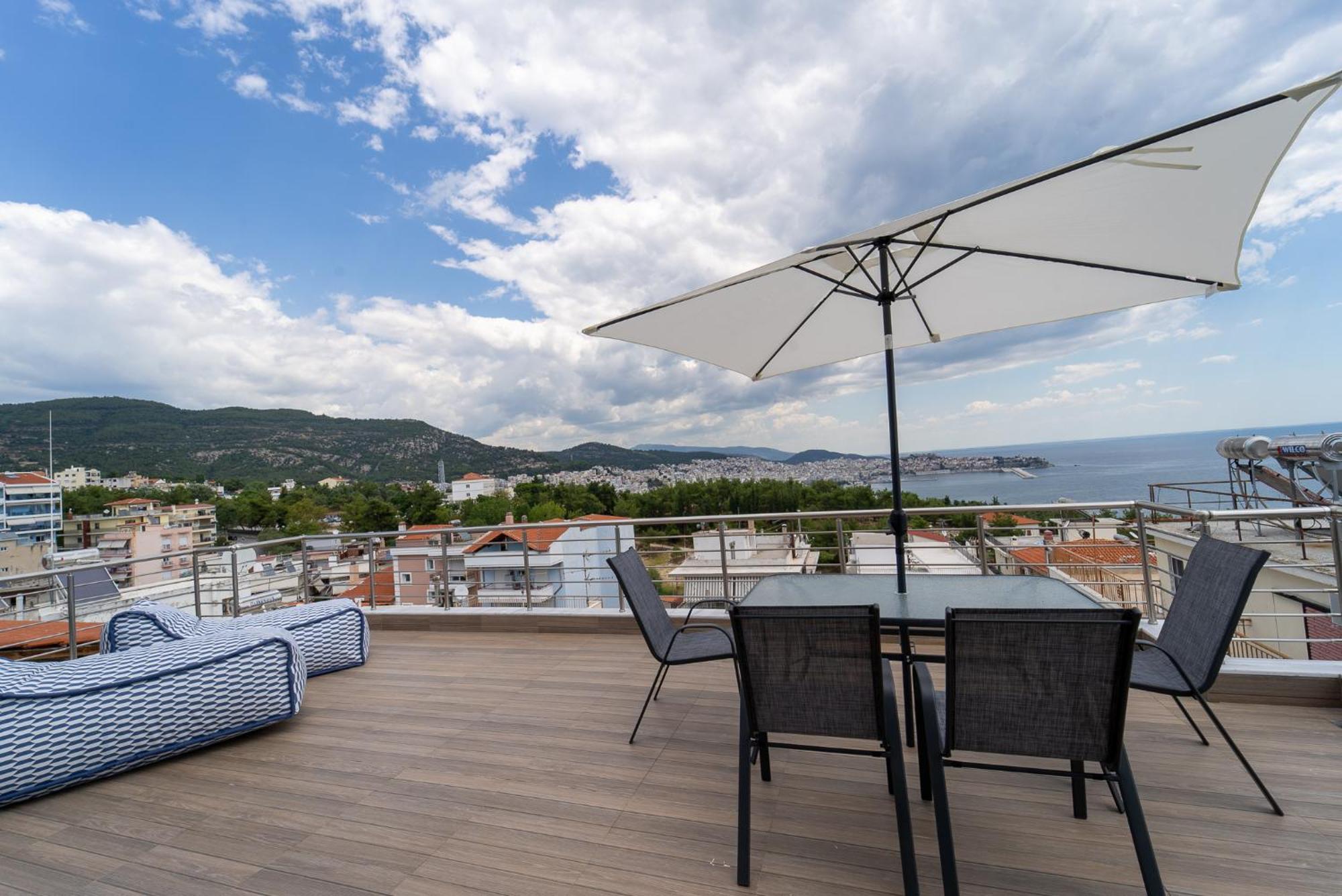Seametry Premium Residencies Kavala 아파트 객실 사진